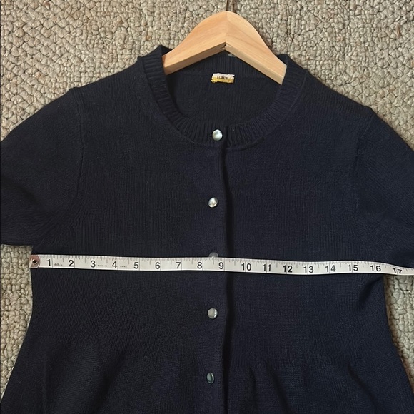 J. Crew Dark Blue Button Down Cardigan - Picture 12 of 13